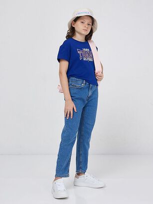 Jeans Classic De Talle Alto Azul Tommy Hilfiger,hi-res