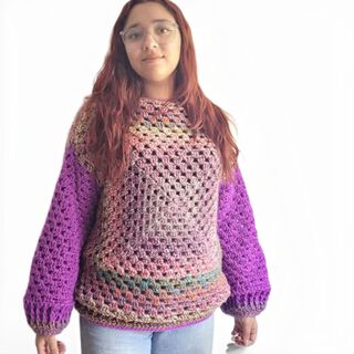 Sweater mujer crochet,hi-res