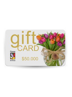 Gift Card $50.000 en Flores de Ocoa,hi-res