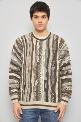 Sweater casual  multicolor lineage talla L 105,hi-res