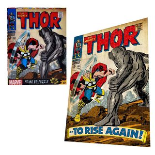 Puzzle 3d De 300 Piezas Marvel Comics Vintage - Thor,hi-res