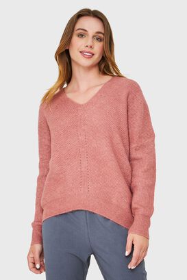 Sweater Holgado Palo Rosa Nicopoly,hi-res