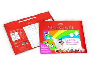 Estuche Papel Fluor Faber-Castell x6 Pliegos,hi-res