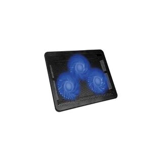 Cooling Pad Gamer Notebook 3 Ventiladores Azul - Ps,hi-res