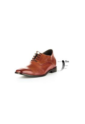 Zapato Hombre Elegant Café Claro Max Denegri +7cms,hi-res