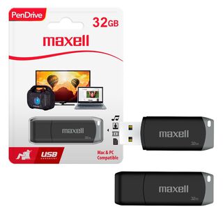 Pendrive USB 32GB Maxell USBPD-32 Compatible Windows MAC,hi-res
