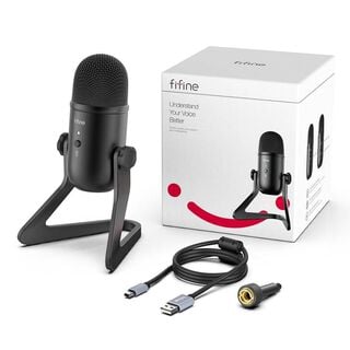 Microfono Fifine Condensador Negro USB K678,hi-res