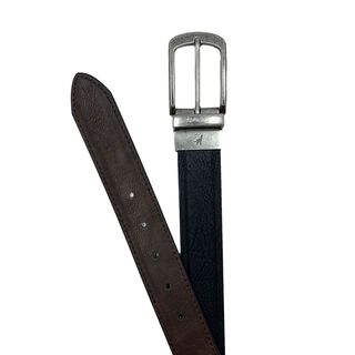 Cinturón Reversible Alemán Negro Café 3,5 cm Ref17 Talla 130,hi-res