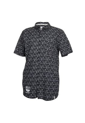 Camisa Negra diseño Hojas Reef,hi-res