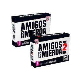 Pack Amigos De Mierda 1 Y 2 Juego Cartas - Español,hi-res