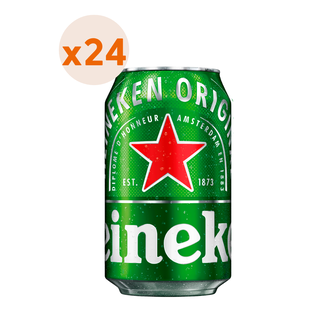 24x Cerveza Heineken Lata 5° 330cc,hi-res