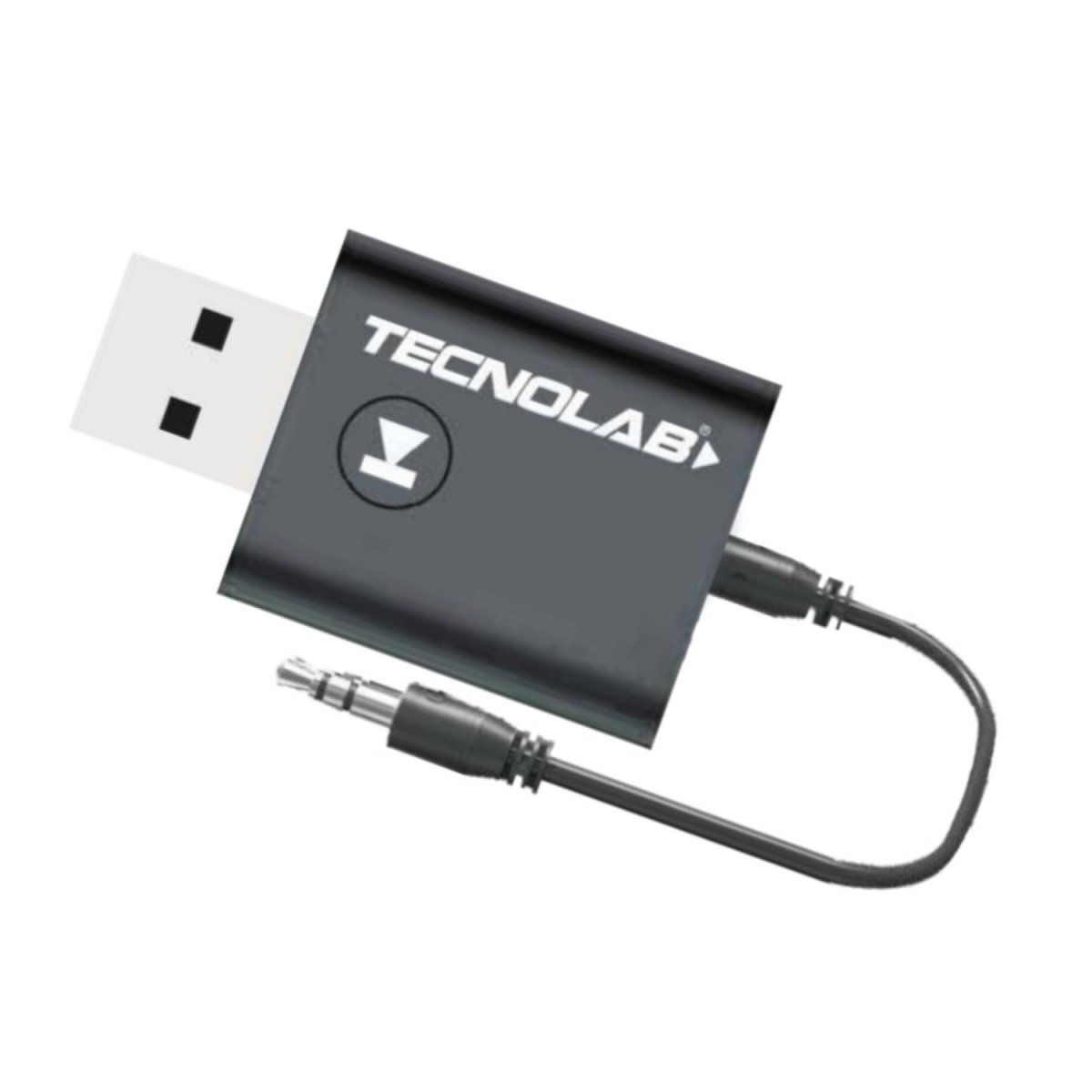TECNOLAB Receptor De Audio Bluetooth USB Jack 3.5 Tecnolab