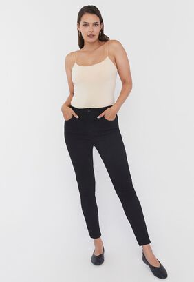Jeans Mujer Skinny Negro Corona,hi-res