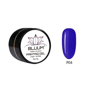 Gel Paint Profesional Bluum 10g Azul,hi-res