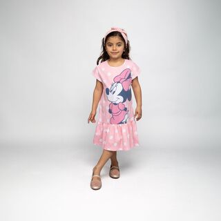 Vestido Niña Minnie Fancy Rosado Disney,hi-res