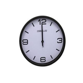 Reloj de Pared Decorativo Diametro 30cm Negro ,hi-res