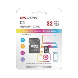 Tarjeta de Memoria MicroShdc Hikvision Hs Tf C1 32GB Clase10,hi-res
