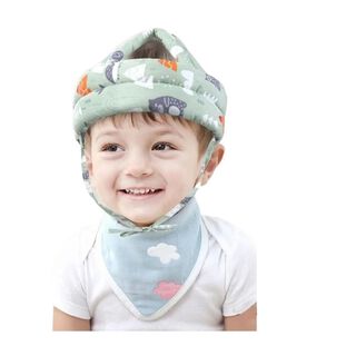 Casco Protector Acolchado Para Bebe Diseño Niño,hi-res