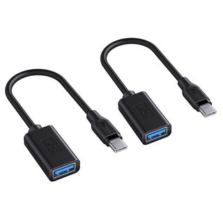 AUKEY Adaptador USB 3.1 Gen1 tipo C a USB 3.0 A/F Negro CB-A26,hi-res