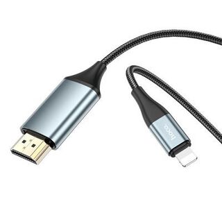 cable Hoco UA15 Lightning a HDMI 2mt full HD 1080P negro,hi-res