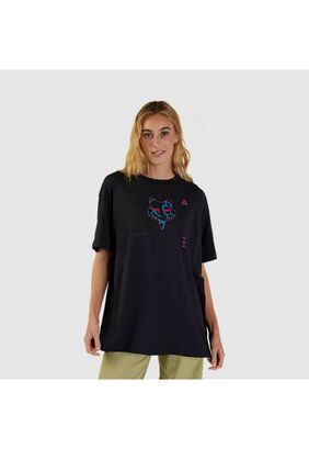 Polera Lifestyle Mujer Withered Negro Fox,hi-res