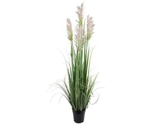 Planta artificial Grass Verde Con Flor 120 Cm,hi-res