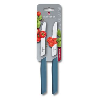 Set cuchillos para verdura Swiss Modern azul 2 un,hi-res