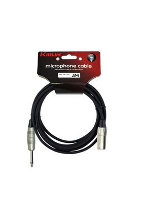 Cable Micrófono Kirlin Xlr (M)- Plug 3M Mpc-281Pn-3,hi-res