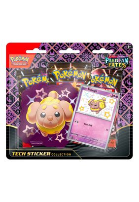 Pokémon Paldean Fates Tech Sticker Box Fidough Español,hi-res