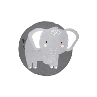 Mat bebé circular algodón Elefante,hi-res