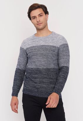 Sweater Hombre Degradado Gris Corona,hi-res