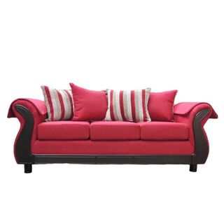Sofa 3 cuerpos Rojo,hi-res