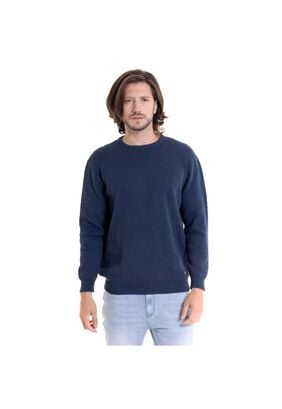 Sweater Jaqcuard Azul Marino,hi-res