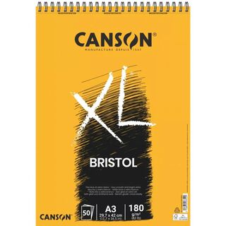 Croquera Dibujo Canson XL Bristol 180gr A3 (29 x 42 cm) 50h,hi-res