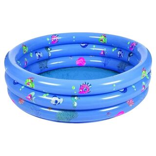 PISCINA INFLABLE 3 AROS COLORES 90X25 CMS,hi-res