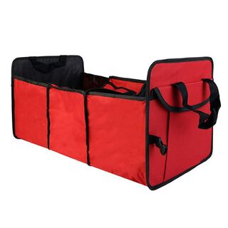 Bolso Organizador Cooler Plegable Maletero Auto Rojo,hi-res