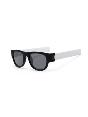 Gafas de Sol Plegables - Blanco/Marco Negro,hi-res