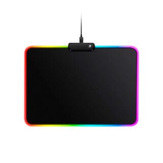 Mouse Pad Gamer Antideslizante Luz RGB Led Touch, 35x25cm,hi-res