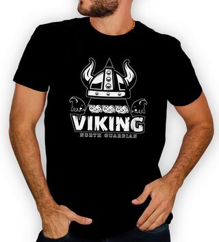 Polera hombre diseño Vikingo Valhalla D14,hi-res