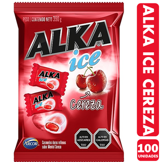 Alka Ice Sabor Mentol Cereza (Bolsa Con 100 Unidades),hi-res
