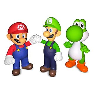Juguete Pack 4 Figuras De Accion Mario Bros Infantil,hi-res