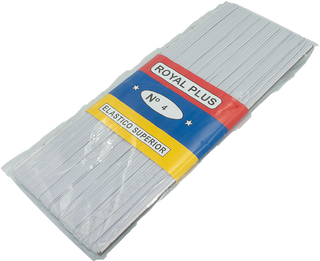 Elástico Blanco N°4 (6mm) de ancho, pieza de 10 mts,hi-res