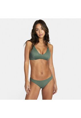 Bikini Calzón Mujer Solid Cheeky Verde,hi-res