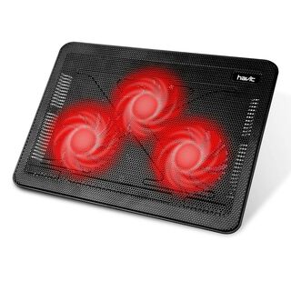 Base Ventilador Para Notebook USB Rojo Tecnolab,hi-res