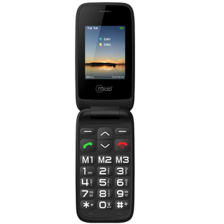 Teléfono Senior 4G Almeja Negro Mlad Incluye SIM Card,hi-res