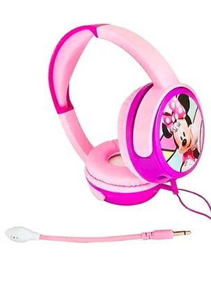 Audifonos Con Cable Microfono Desmontable Diseño Disney Rosa,hi-res