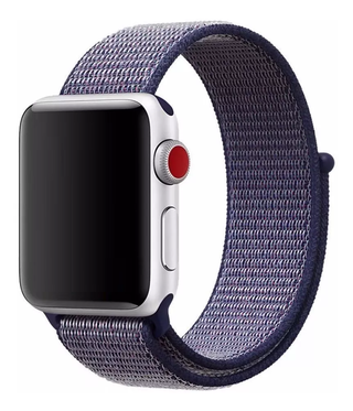 Correa Nylon Para Apple Watch 38 40 41 mm / Azul Oscuro,hi-res