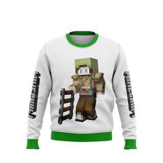 Sweater Polerón Minecraft D7,hi-res