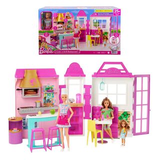 Barbie Estate Restaurante Con Muñeca Mattel,hi-res