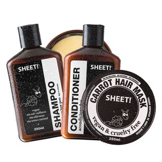 Tratamiento Pelo Caótico Shampoo Acondicionador Crema Sheet,hi-res